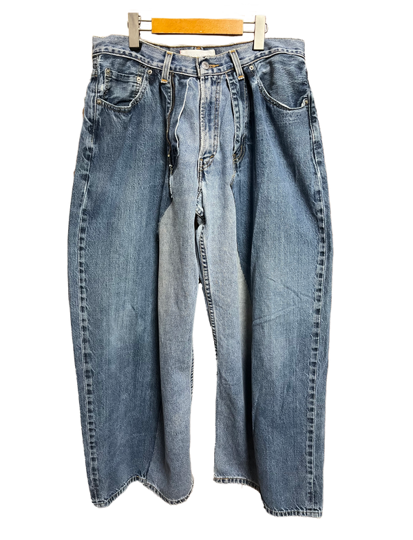 THAT IS+NOT DISTURN. W-DENIM PANTS.