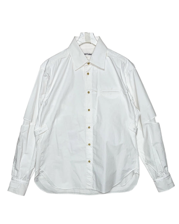 DISTURN LAYERD SHIRT.
