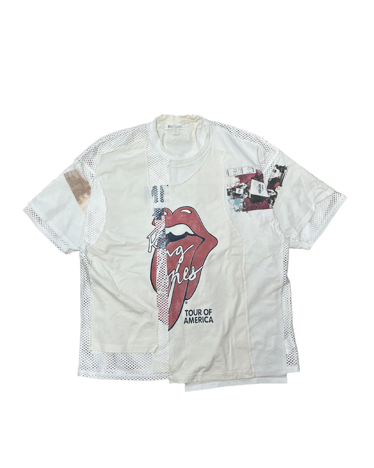 THAT IS+NOT DISTURN.  REMAKE MESH COMBI S/S TEE