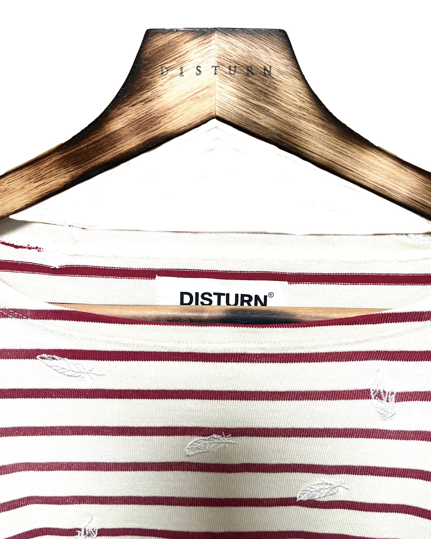 DISTURN   Feather Border L/S TEE