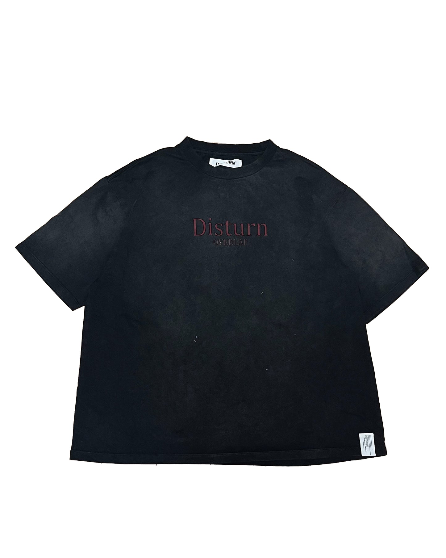 DISTURN.  LOGO FADED TEE SHIRT.