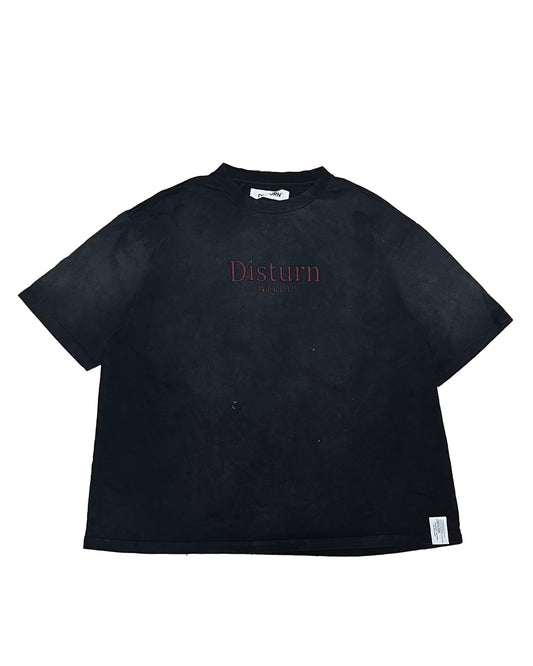 DISTURN.  LOGO FADED TEE SHIRT.