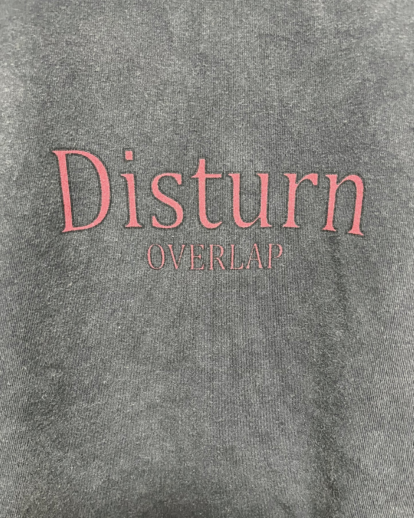 DISTURN.  LOGO FADED TEE SHIRT.