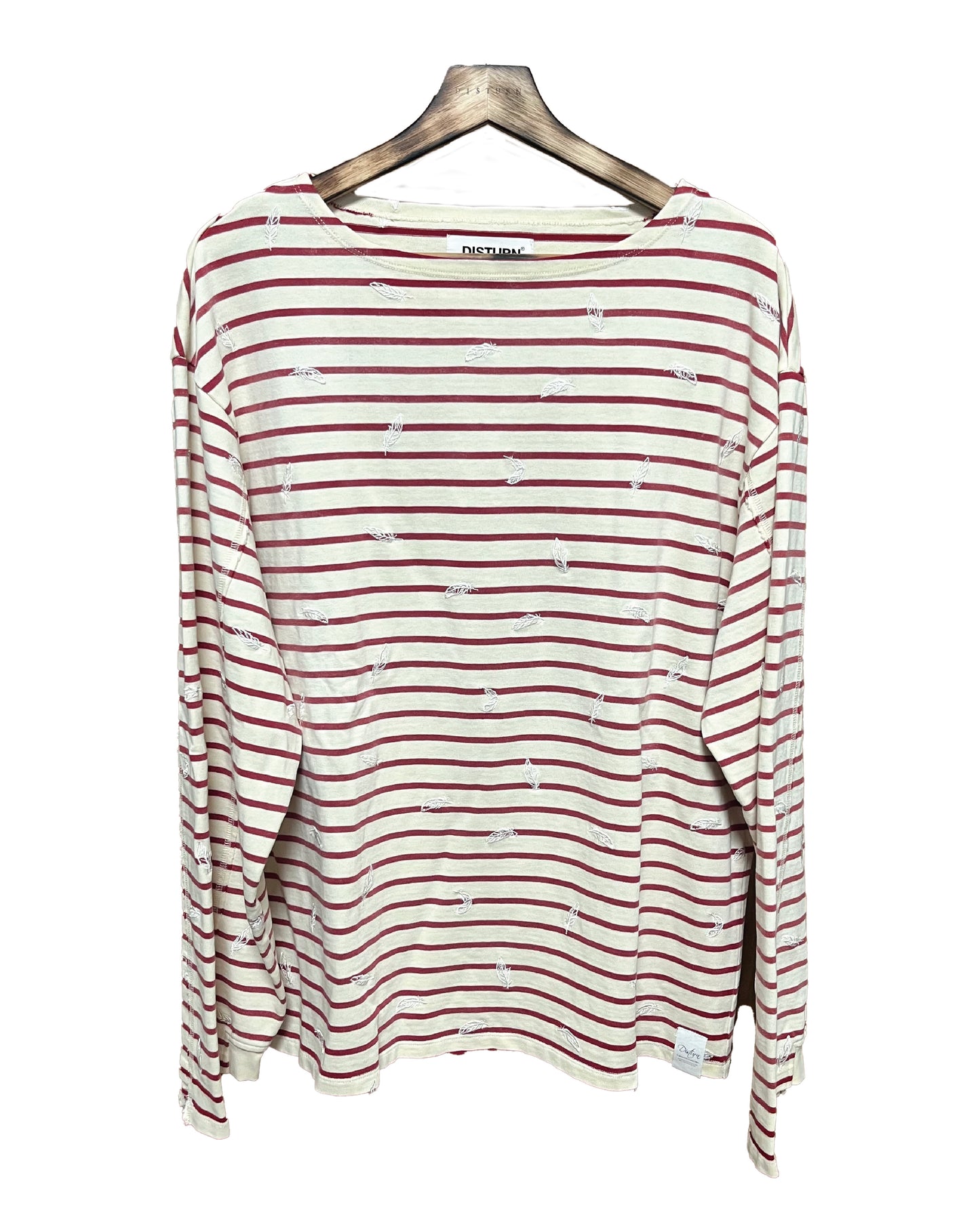 DISTURN   Feather Border L/S TEE