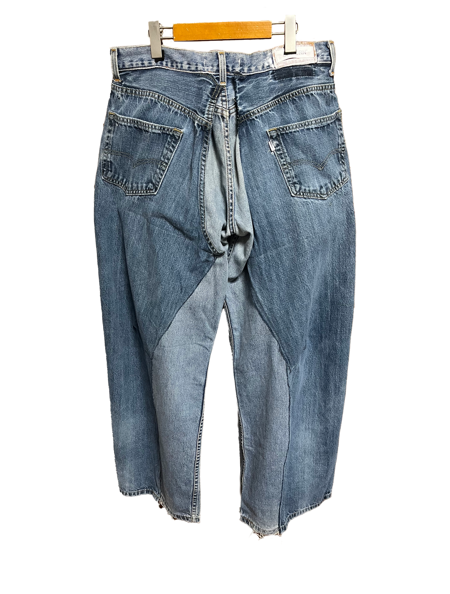 THAT IS+NOT DISTURN. W-DENIM PANTS.