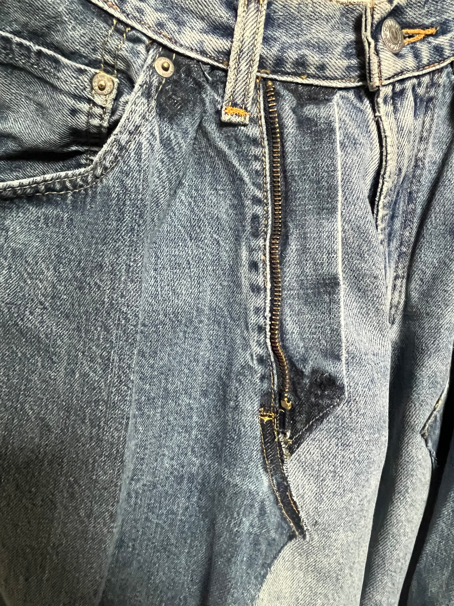 THAT IS+NOT DISTURN. W-DENIM PANTS.