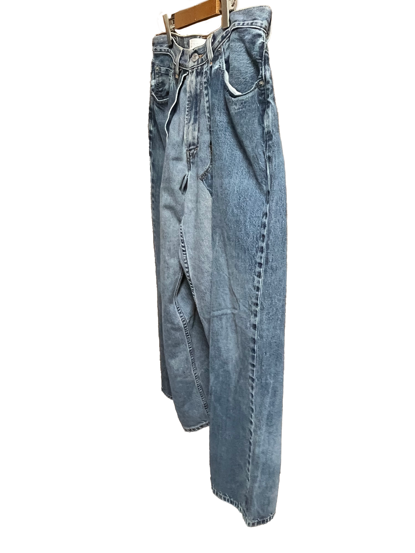 THAT IS+NOT DISTURN. W-DENIM PANTS.