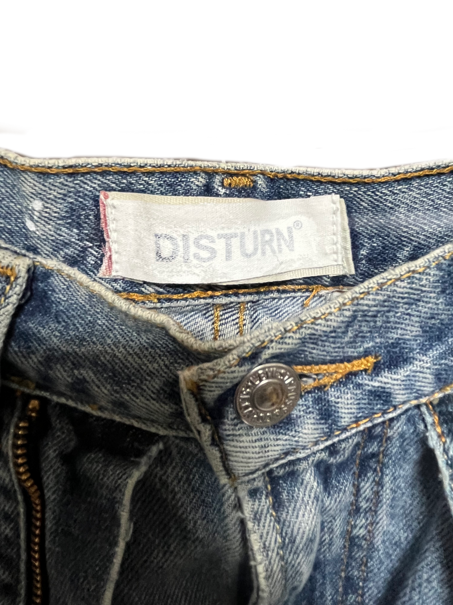 THAT IS+NOT DISTURN. W-DENIM PANTS.