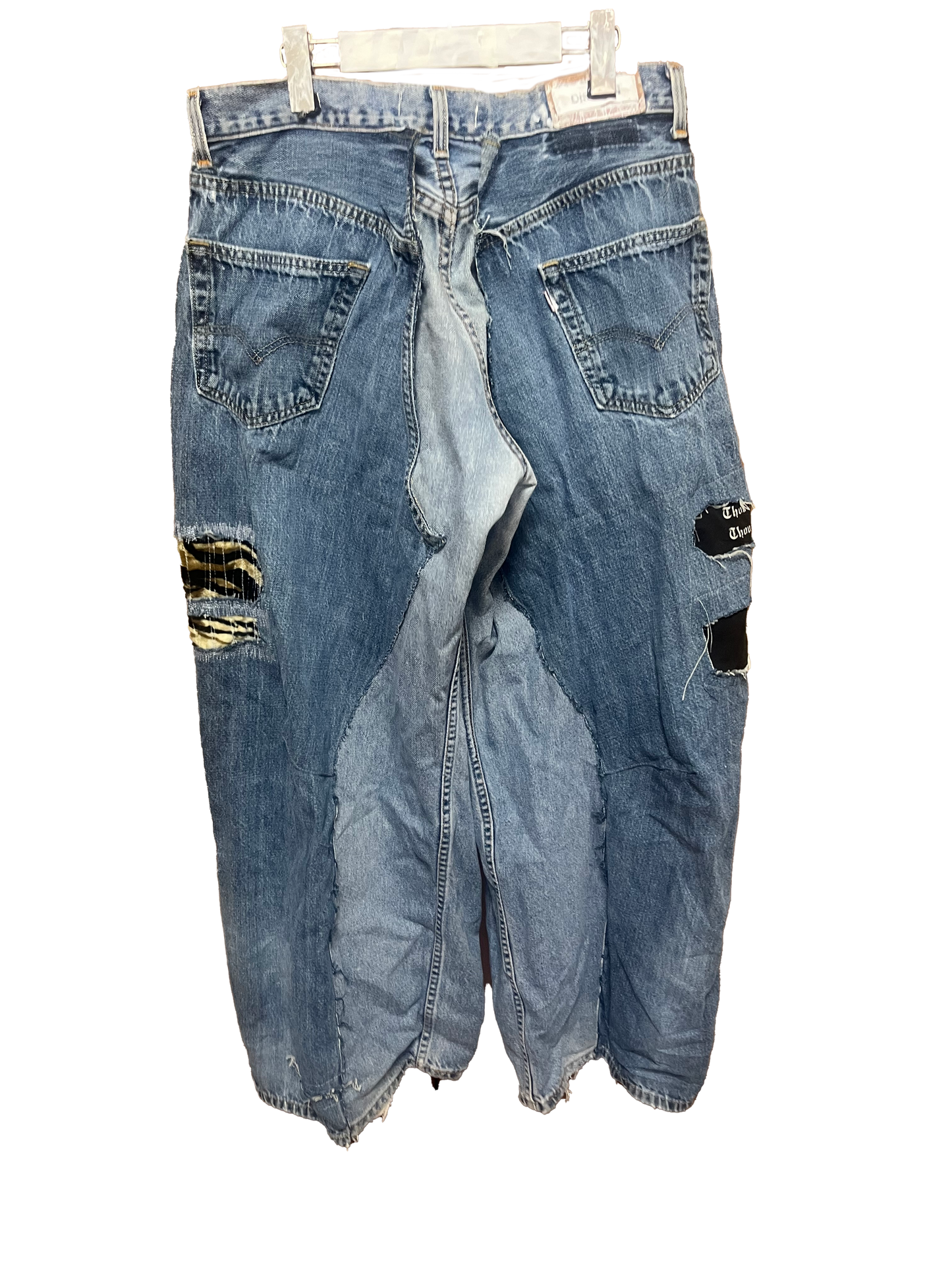 THAT IS+NOT DISTURN. W-DENIM PANTS.