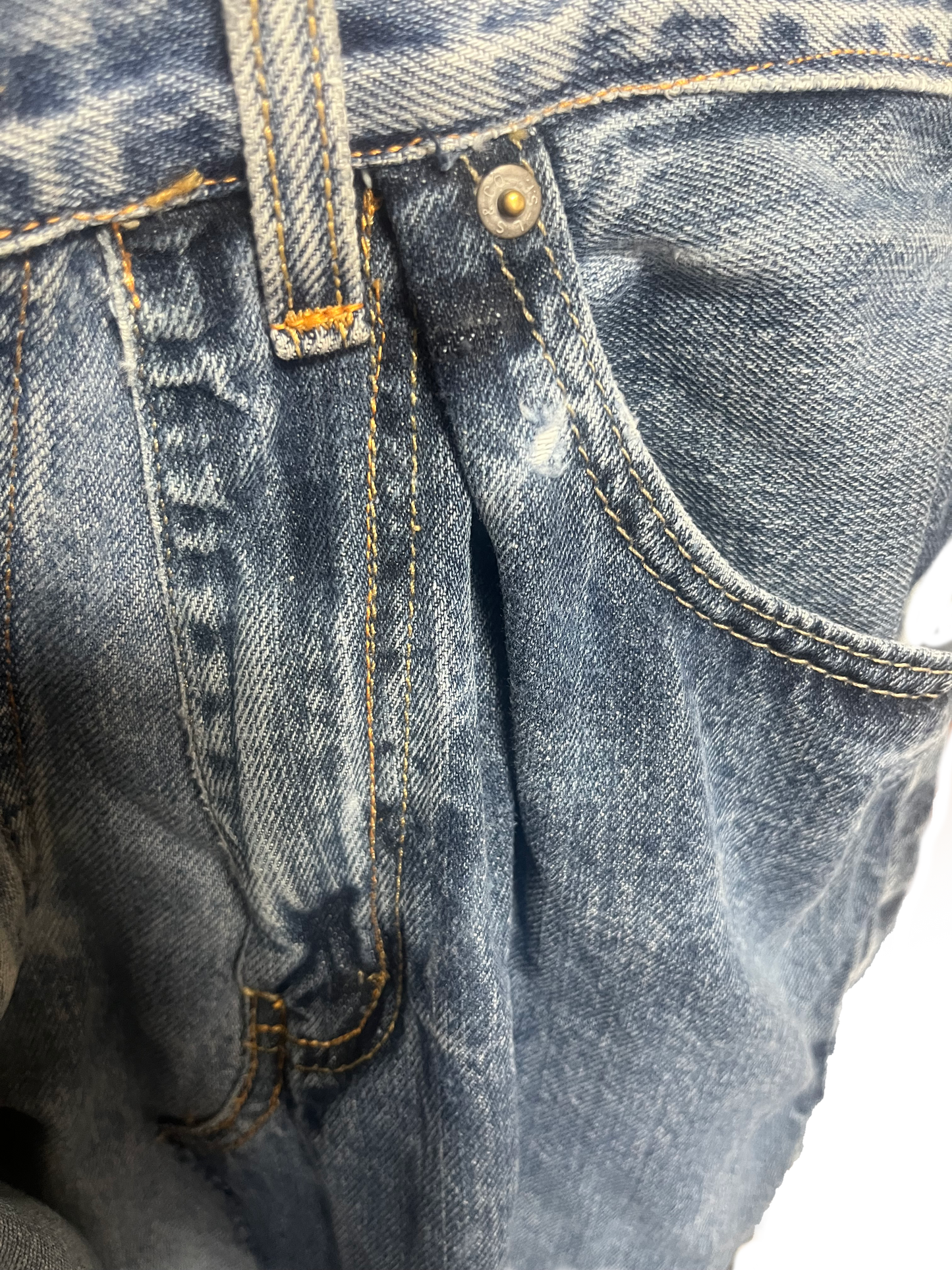 THAT IS+NOT DISTURN. W-DENIM PANTS.