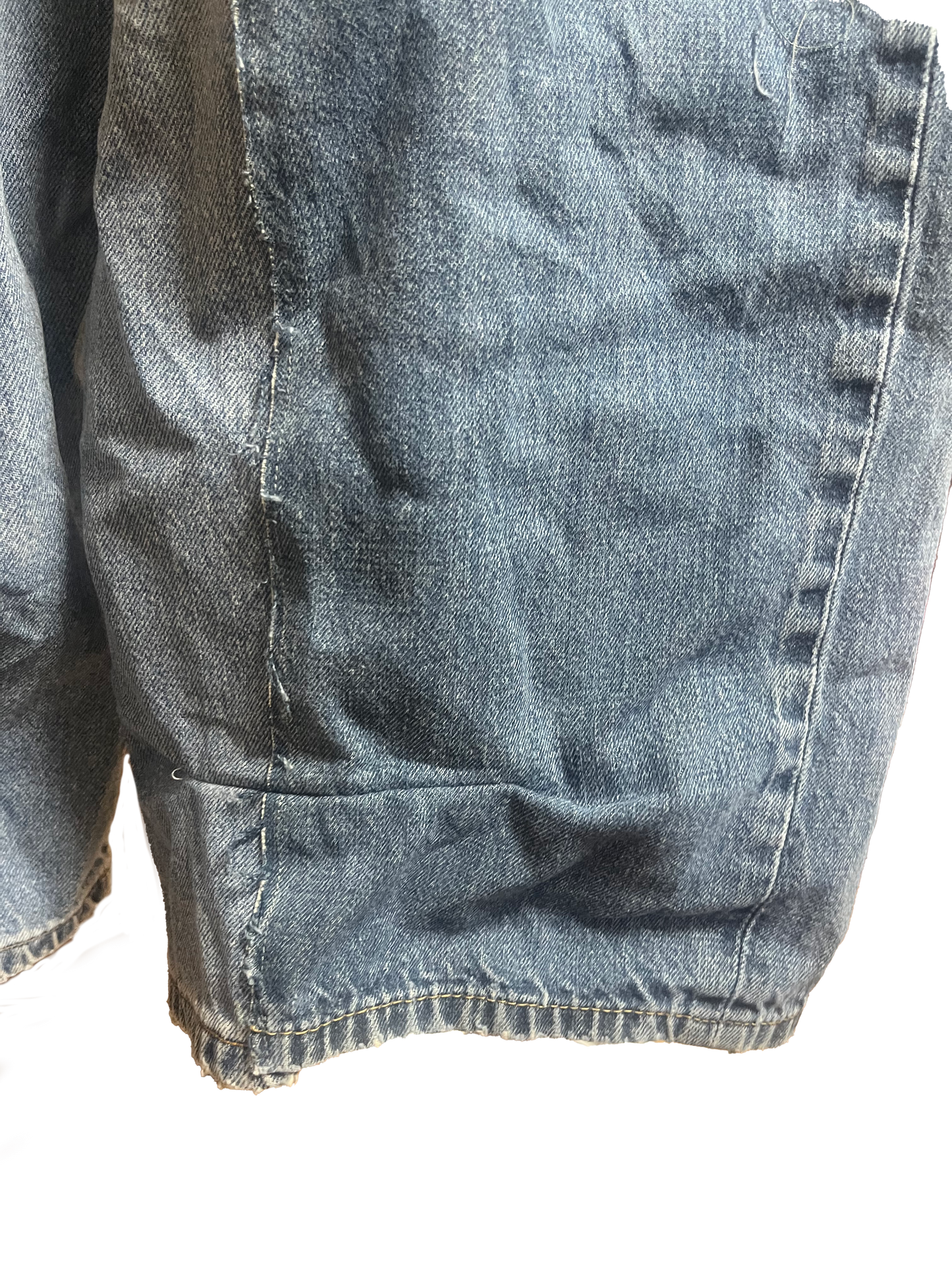 THAT IS+NOT DISTURN. W-DENIM PANTS.