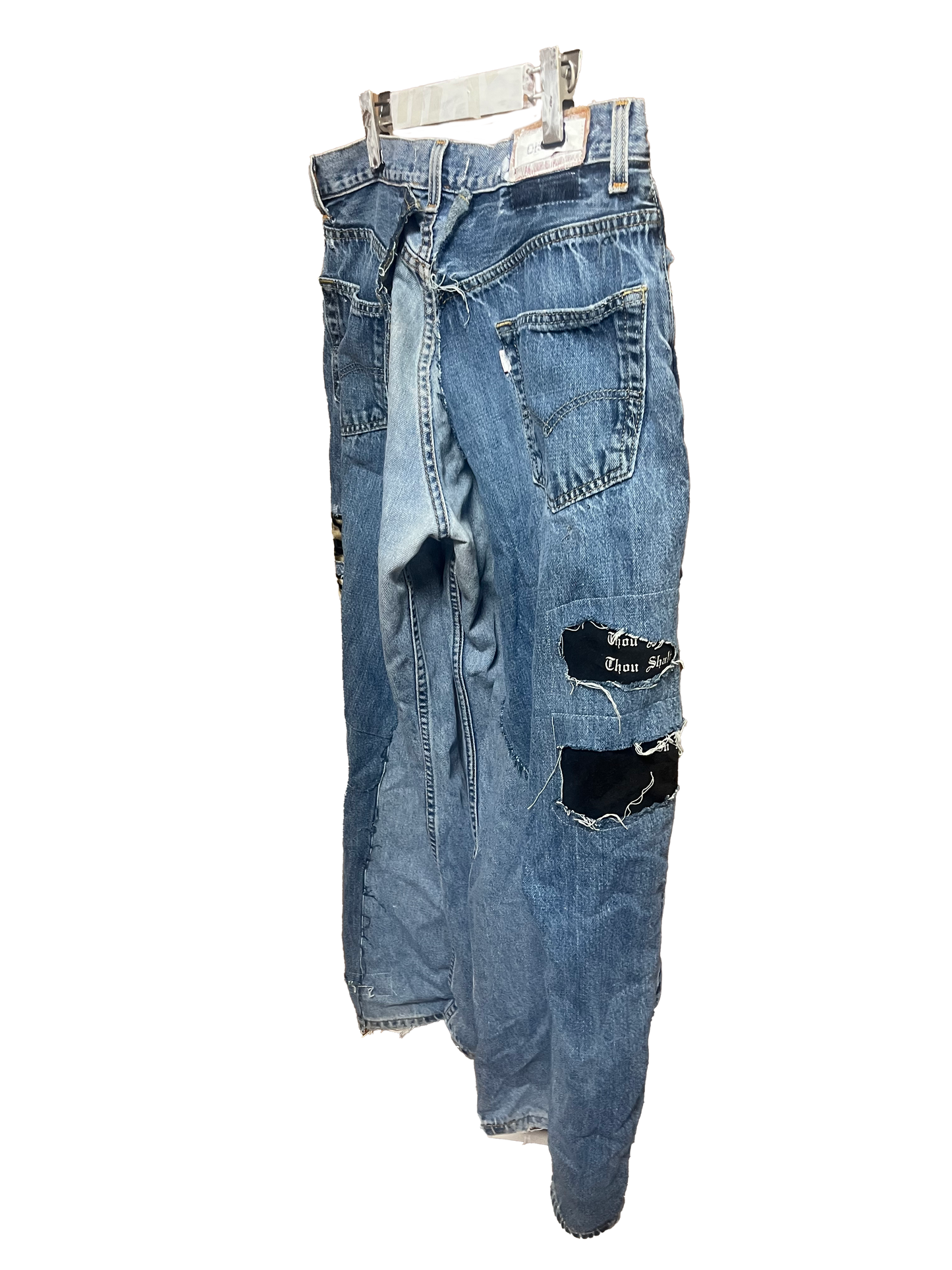THAT IS+NOT DISTURN. W-DENIM PANTS.