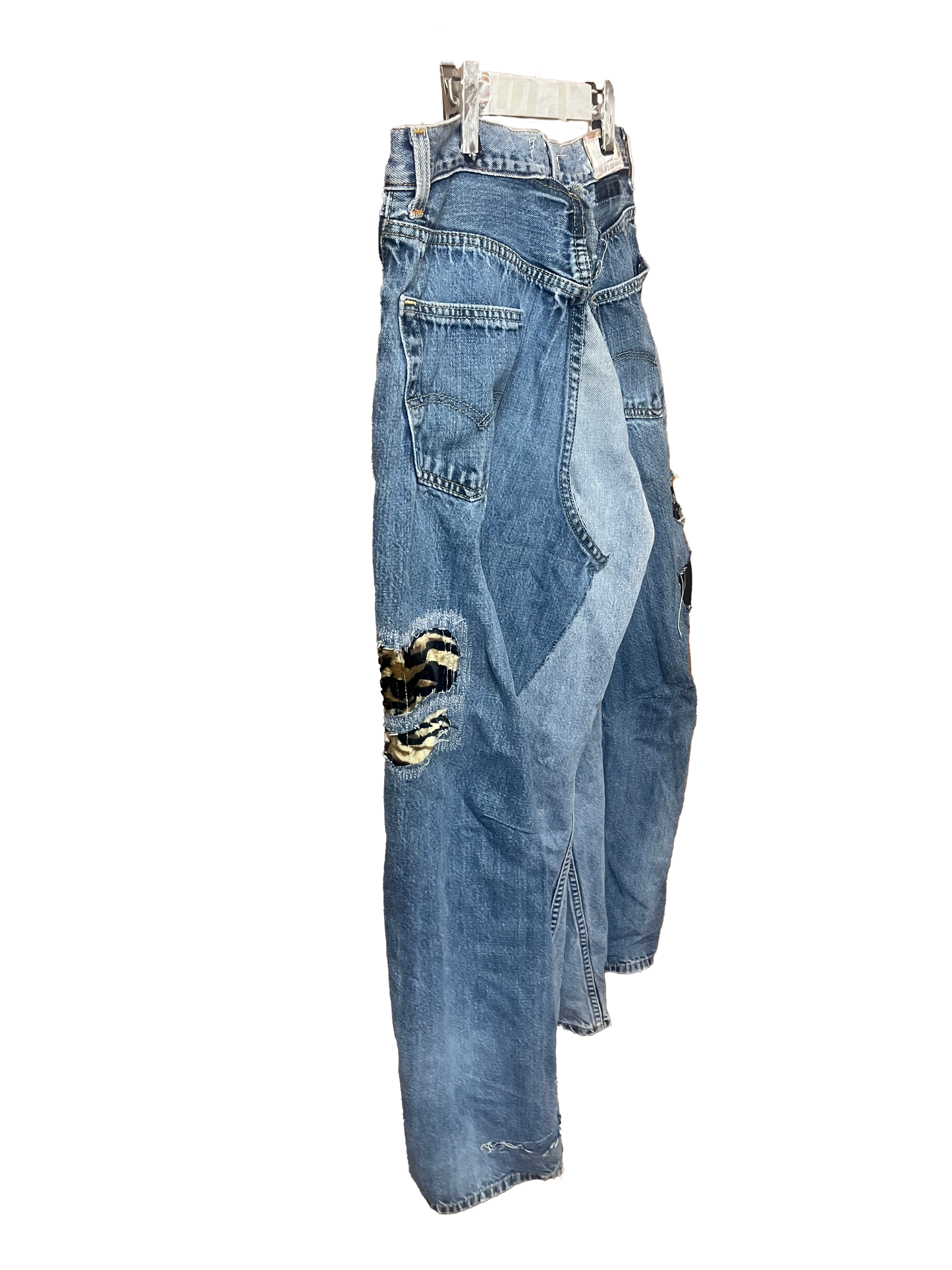 THAT IS+NOT DISTURN. W-DENIM PANTS.