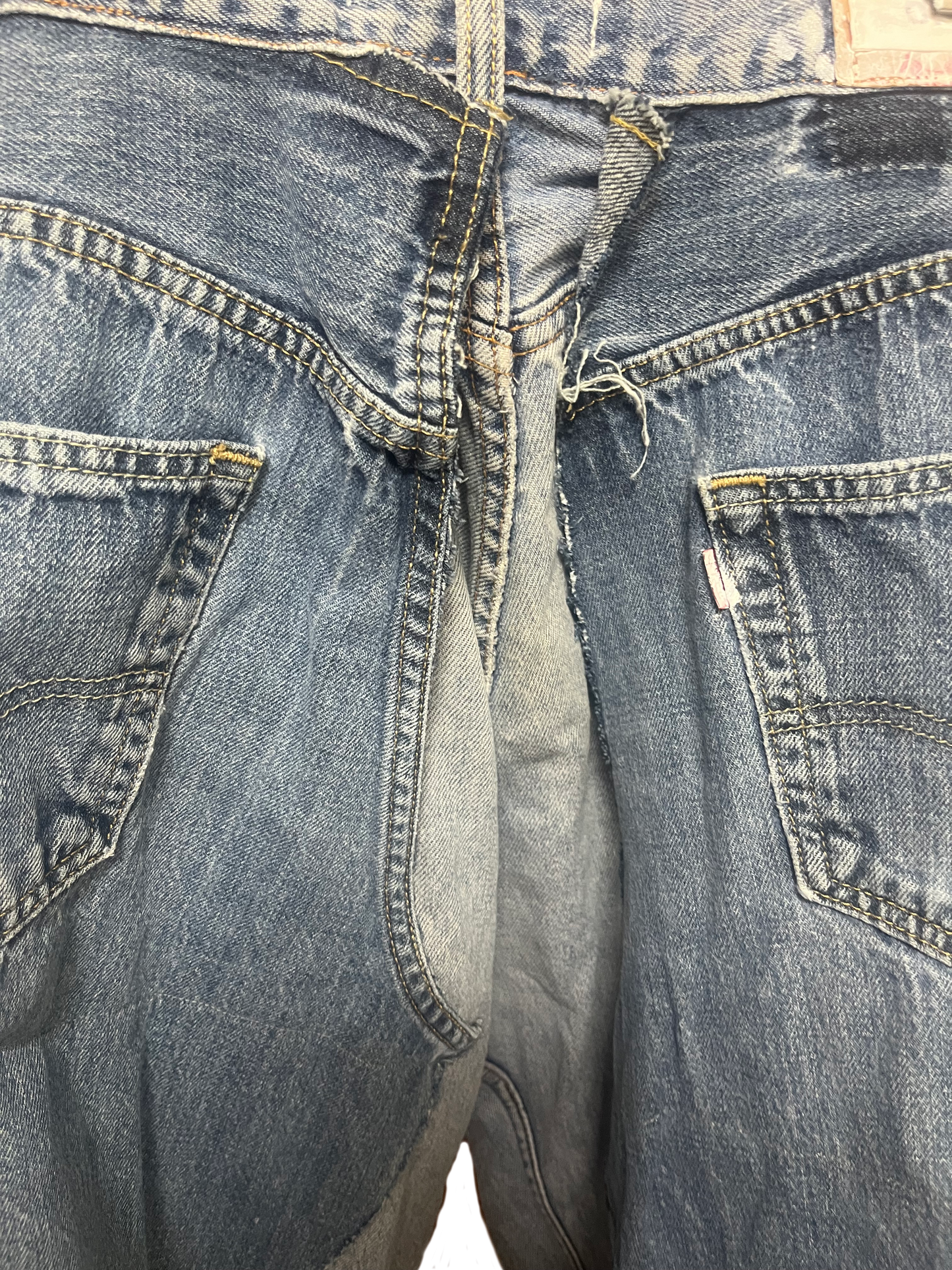 THAT IS+NOT DISTURN. W-DENIM PANTS.