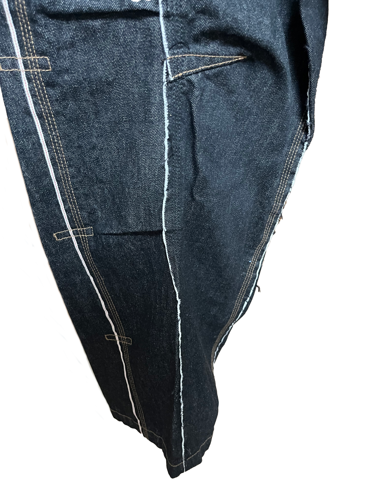 DISTURN BLACK DENIM PANTS