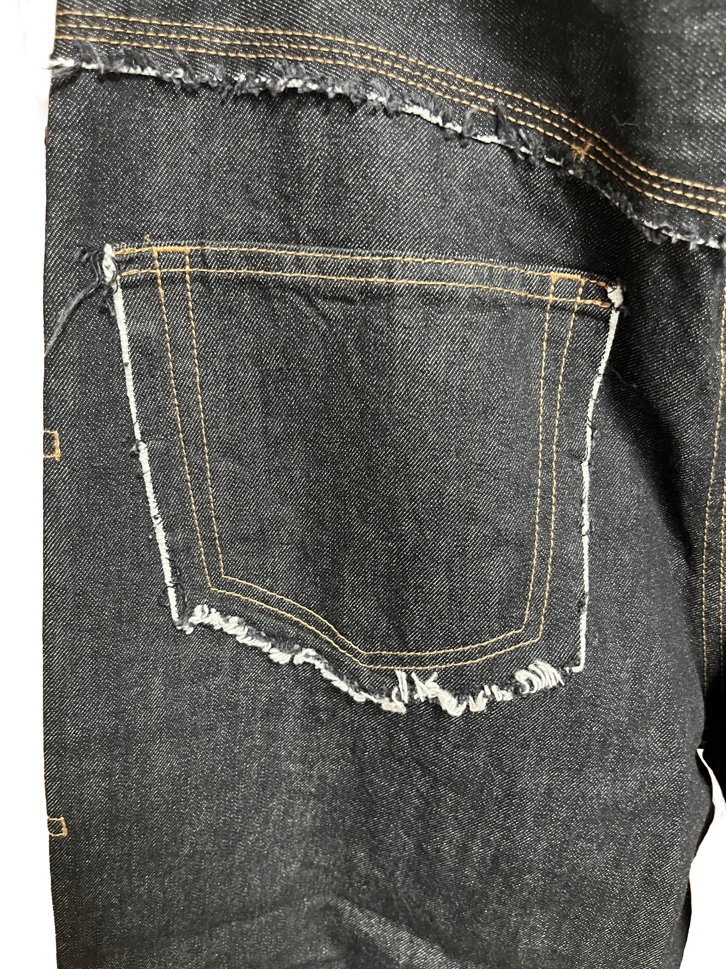 DISTURN BLACK DENIM PANTS