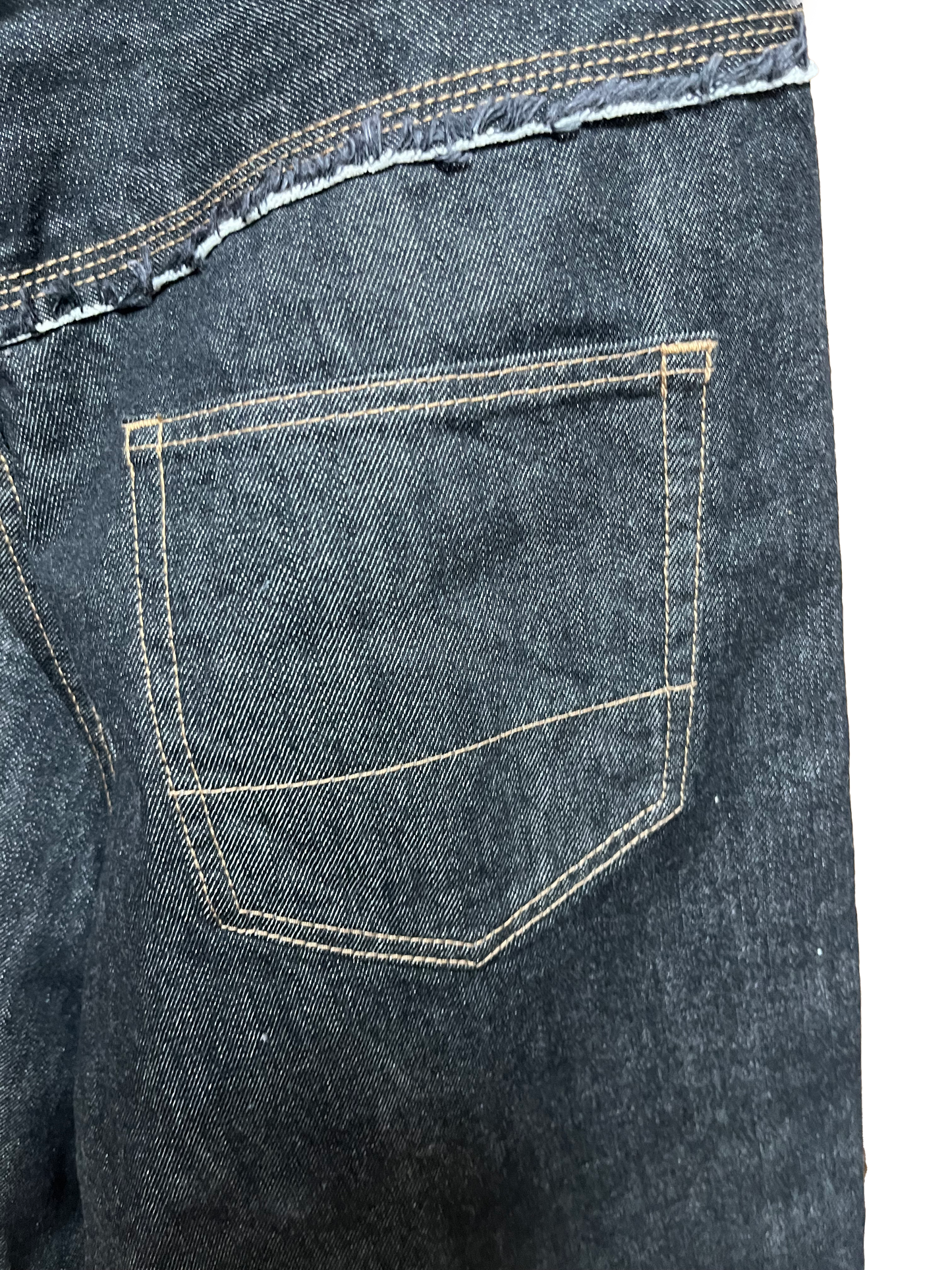 DISTURN BLACK DENIM PANTS