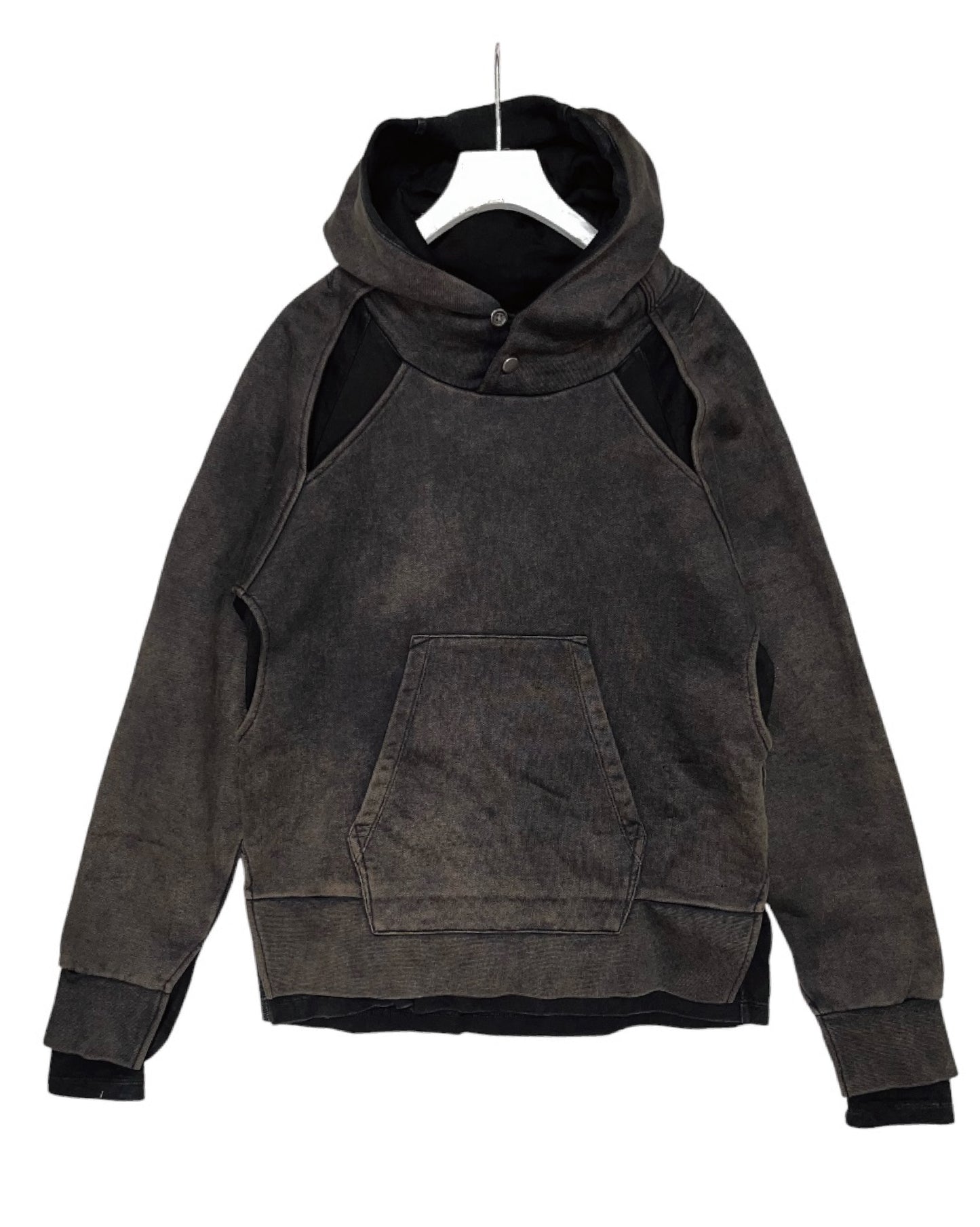 DISTURN   LAYER HOODED SWEAT