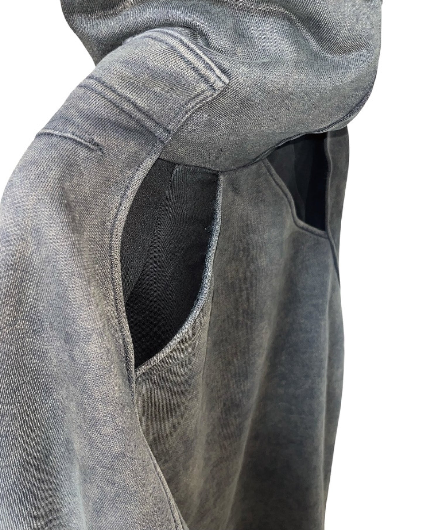 DISTURN   LAYER HOODED SWEAT