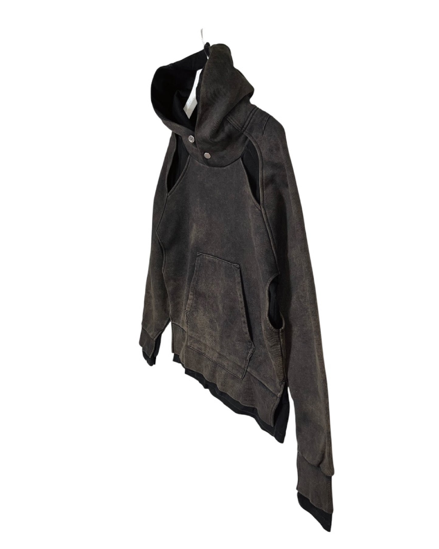 DISTURN   LAYER HOODED SWEAT