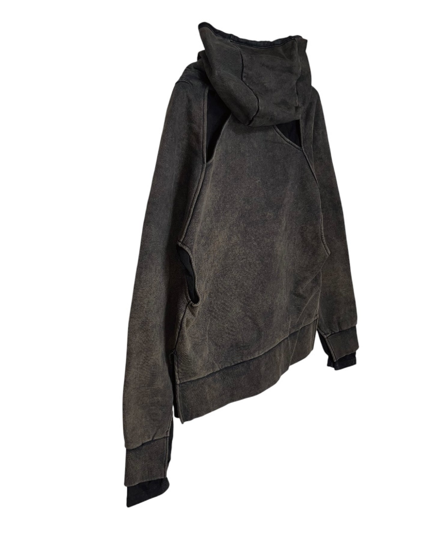 DISTURN   LAYER HOODED SWEAT