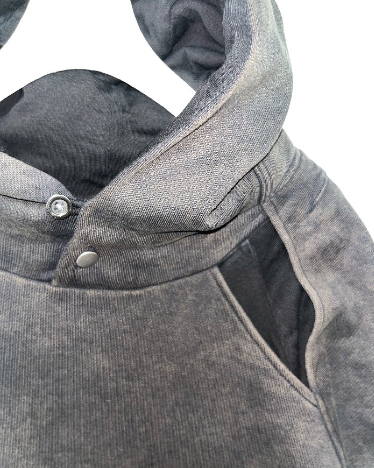 DISTURN   LAYER HOODED SWEAT