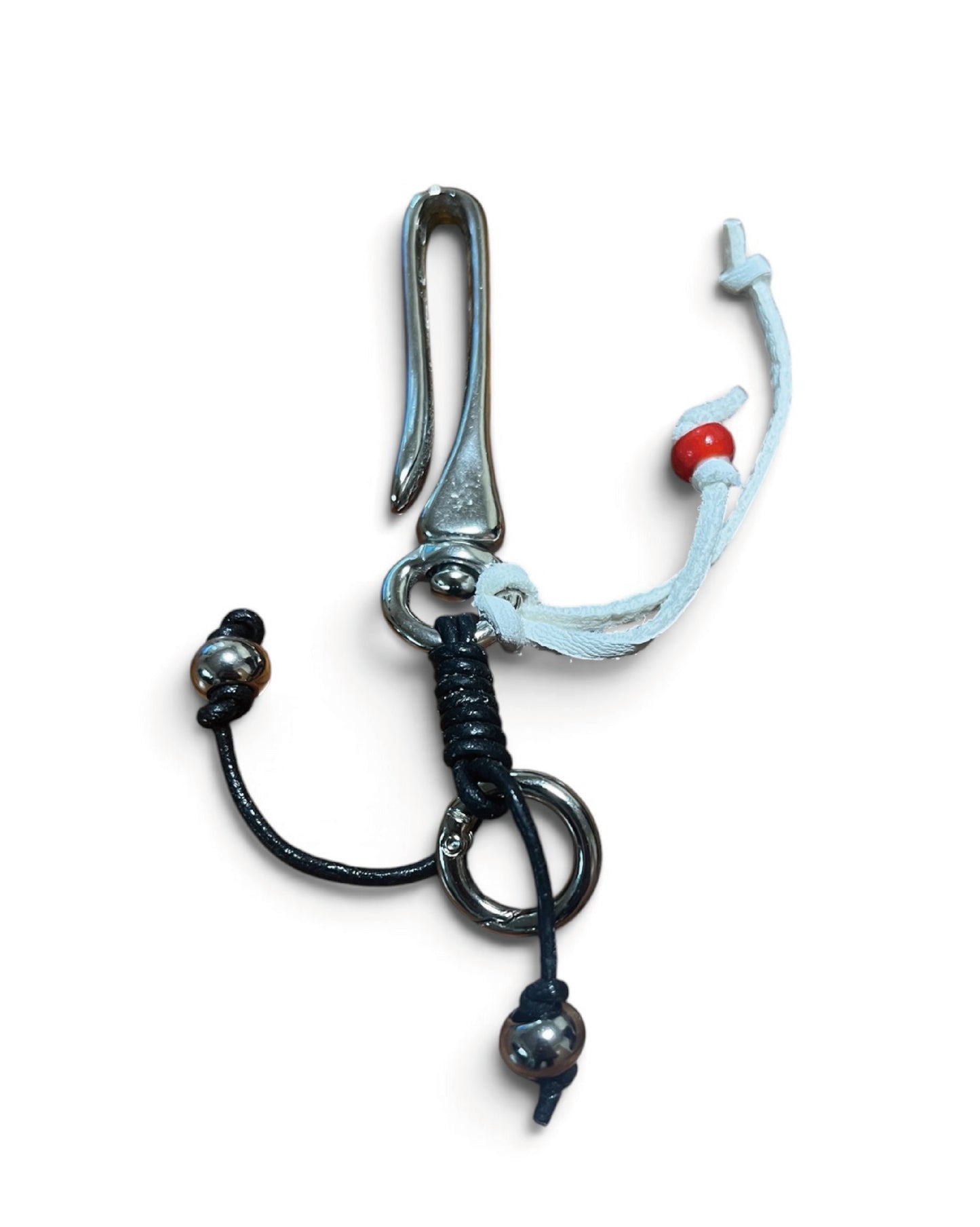 DISTURN   LETHER  HOOK LOOP KEYCAIN