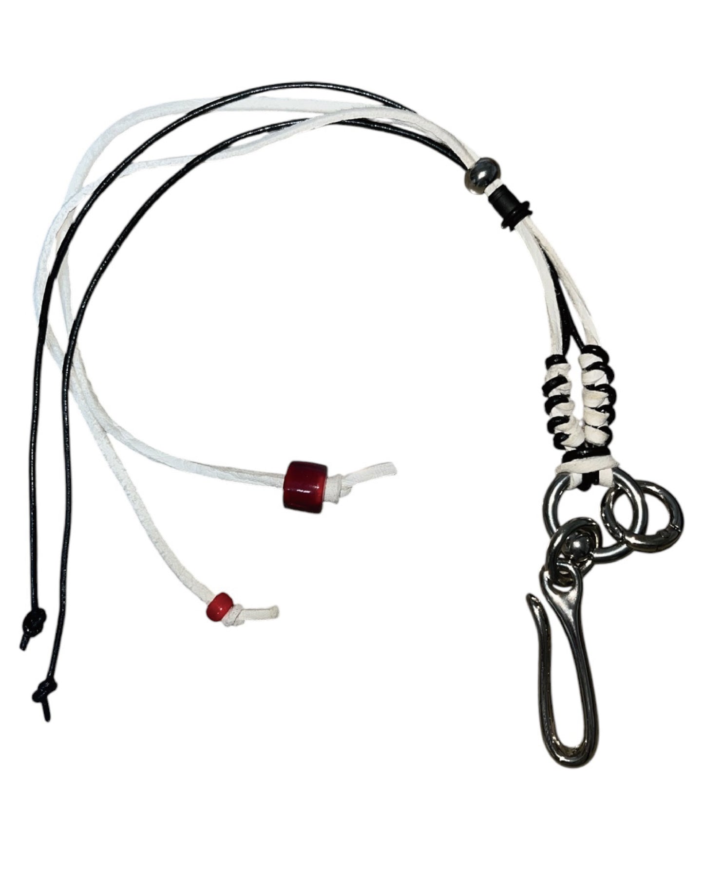 DISTURN   LETHER  HOOK LOOP CHOKER&KEYCAIN
