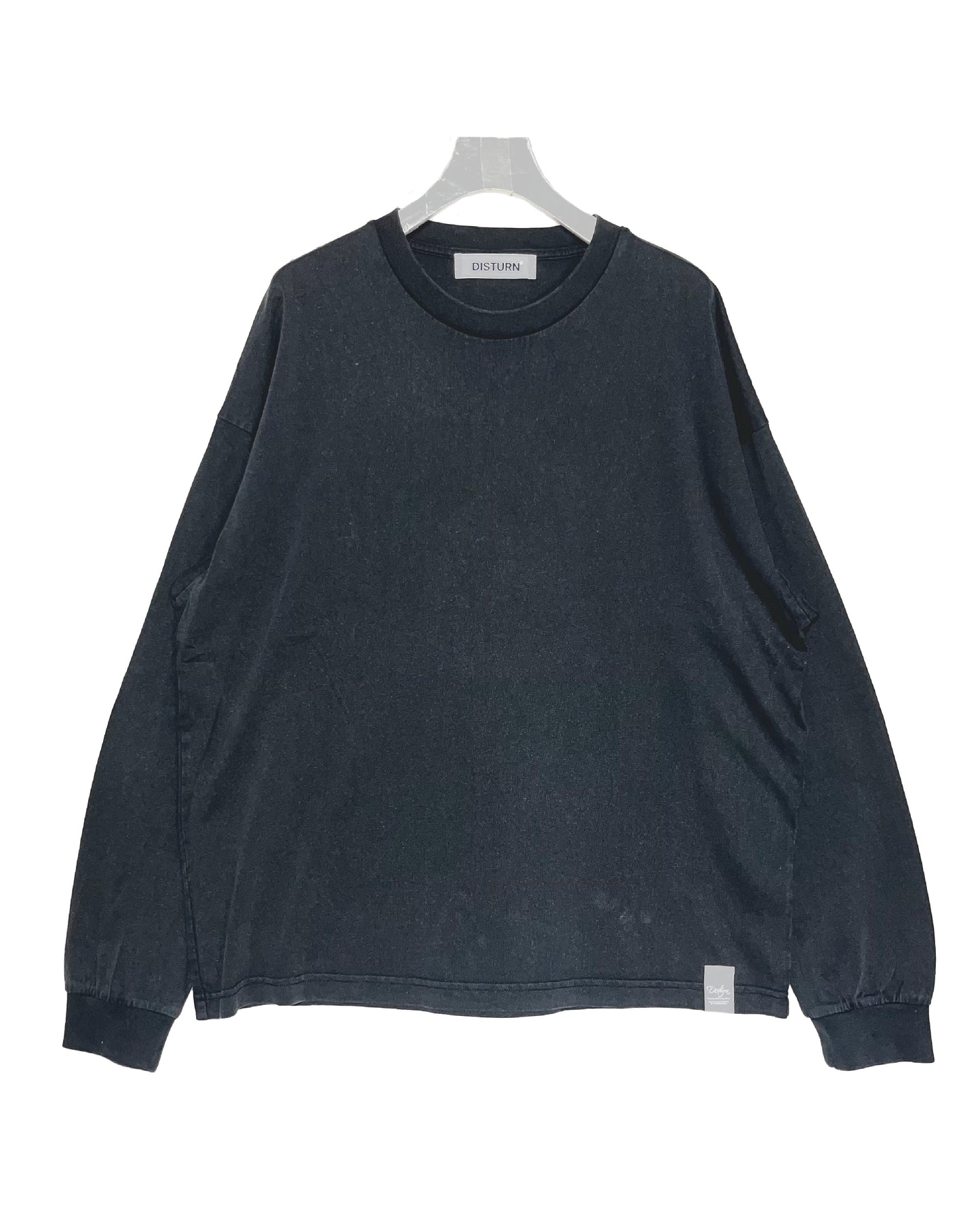 DISTURN   L/S PIGMENT WASH TEE