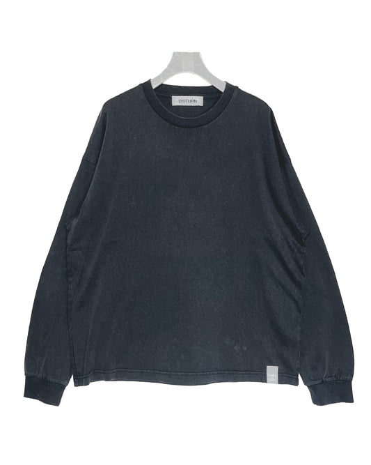 DISTURN   L/S PIGMENT WASH TEE