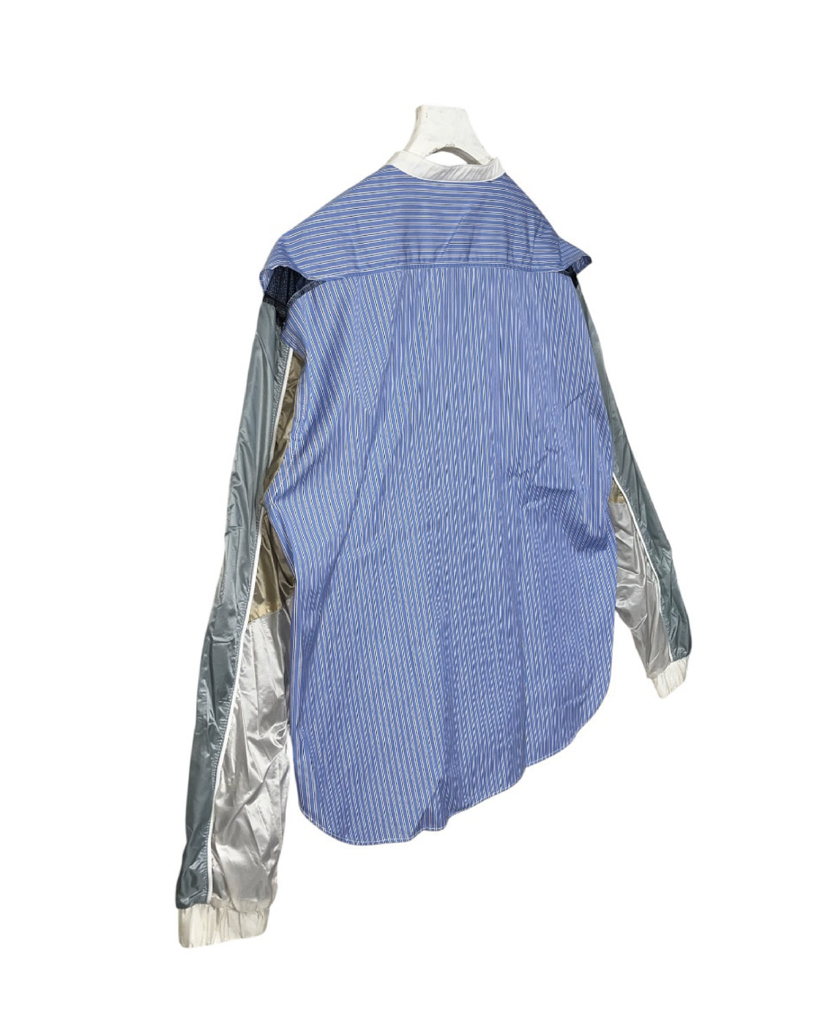 DISTURN  SLEEVE TAFFETA L/S SHIRT.