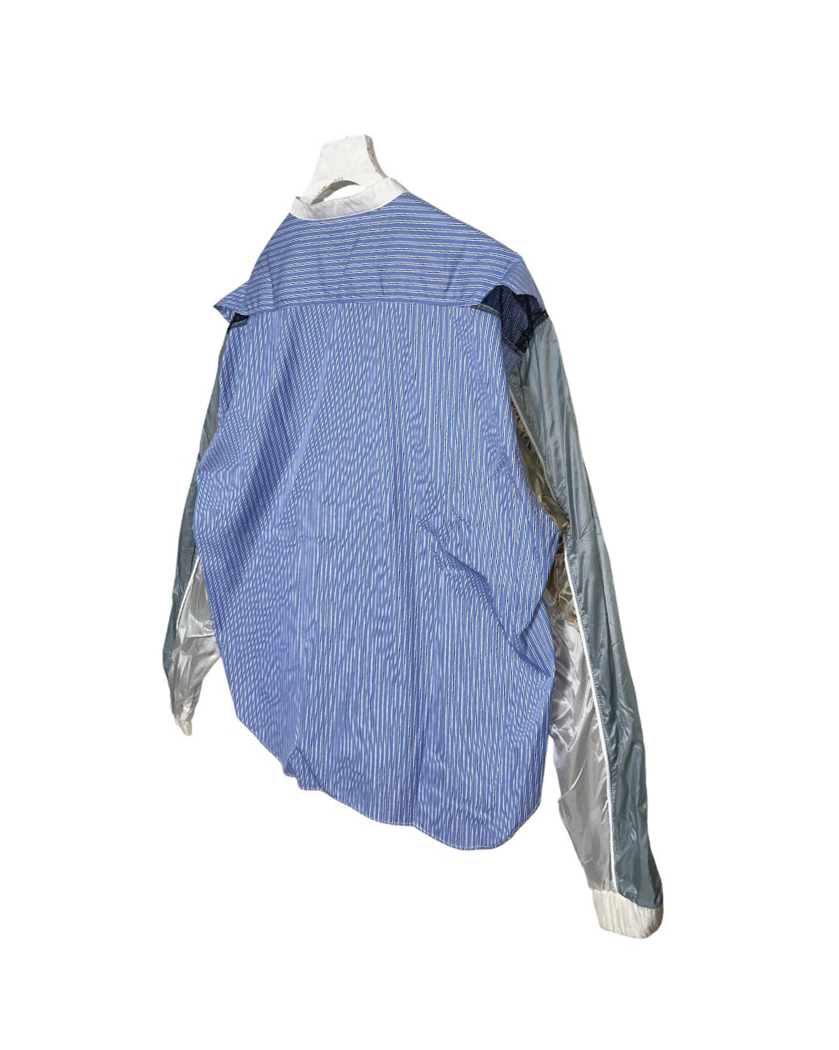 DISTURN  SLEEVE TAFFETA L/S SHIRT.