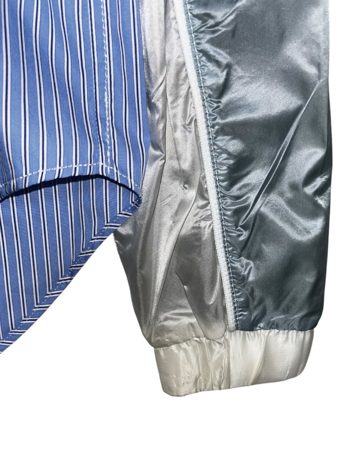 DISTURN  SLEEVE TAFFETA L/S SHIRT.