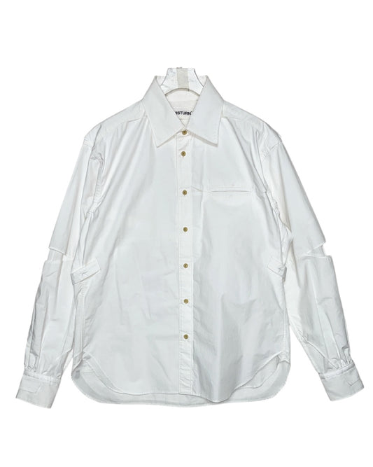 DISTURN LAYERD SHIRT.