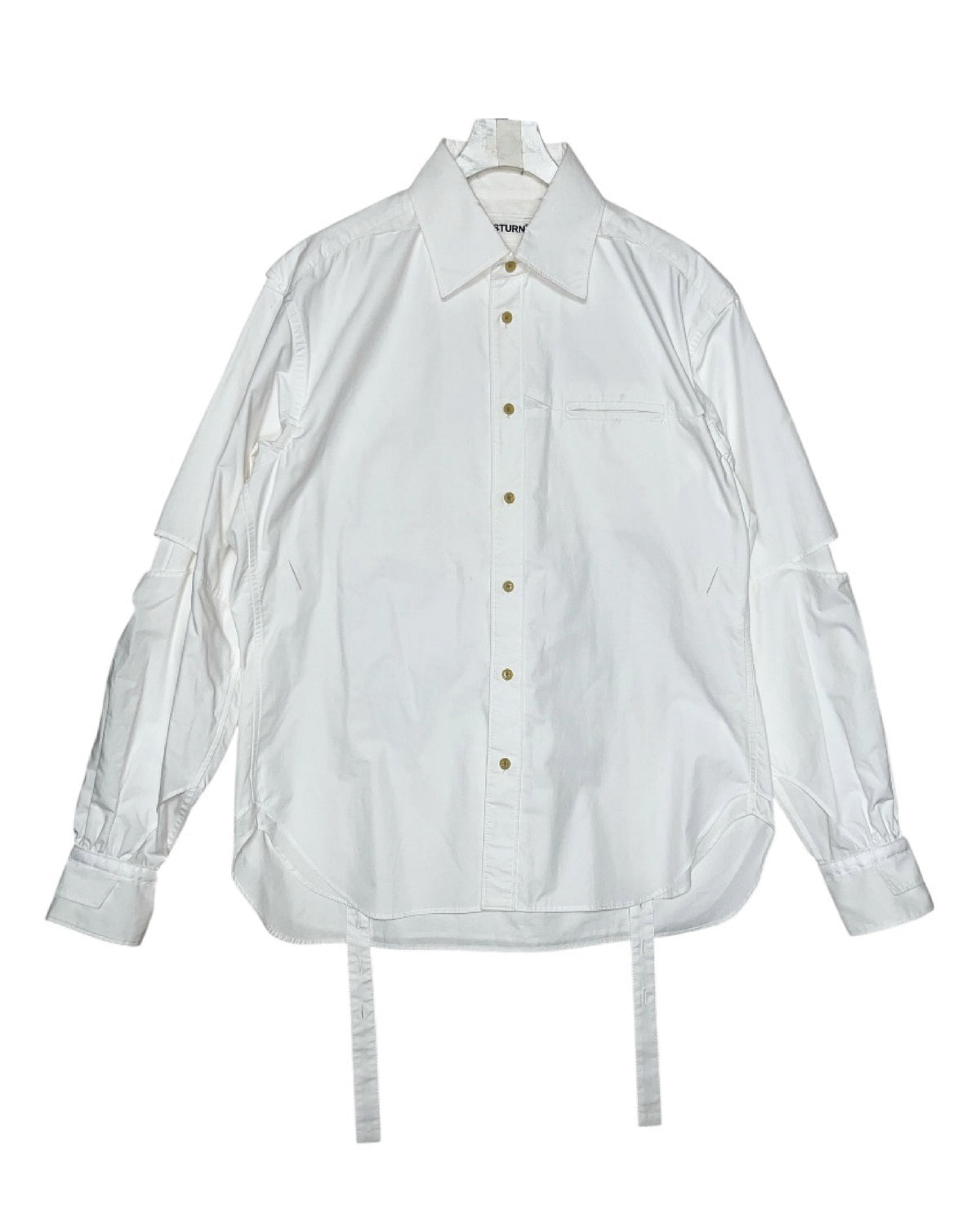DISTURN LAYERD SHIRT.