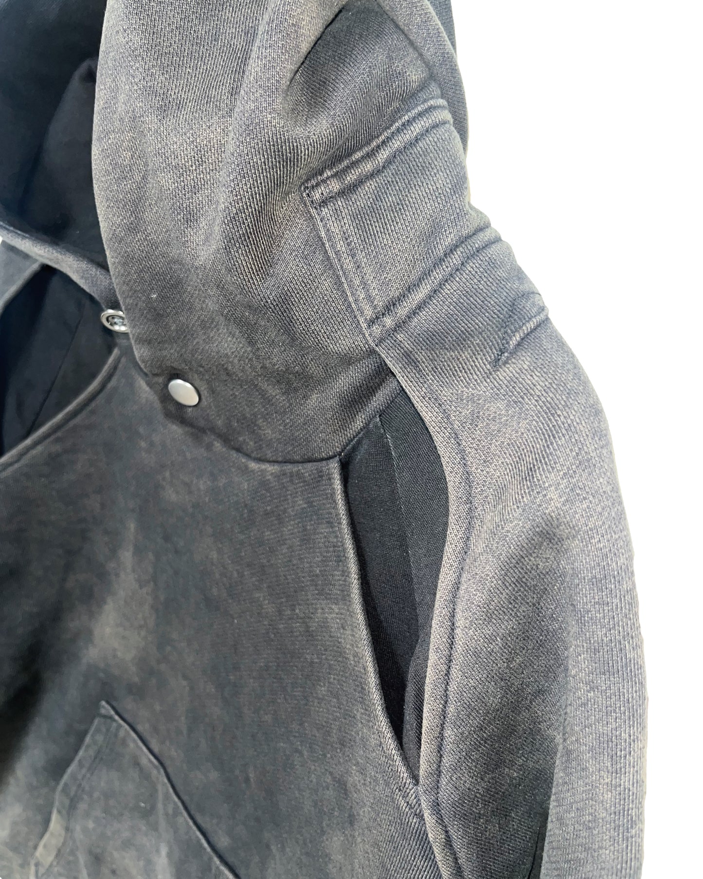 DISTURN   LAYER HOODED SWEAT