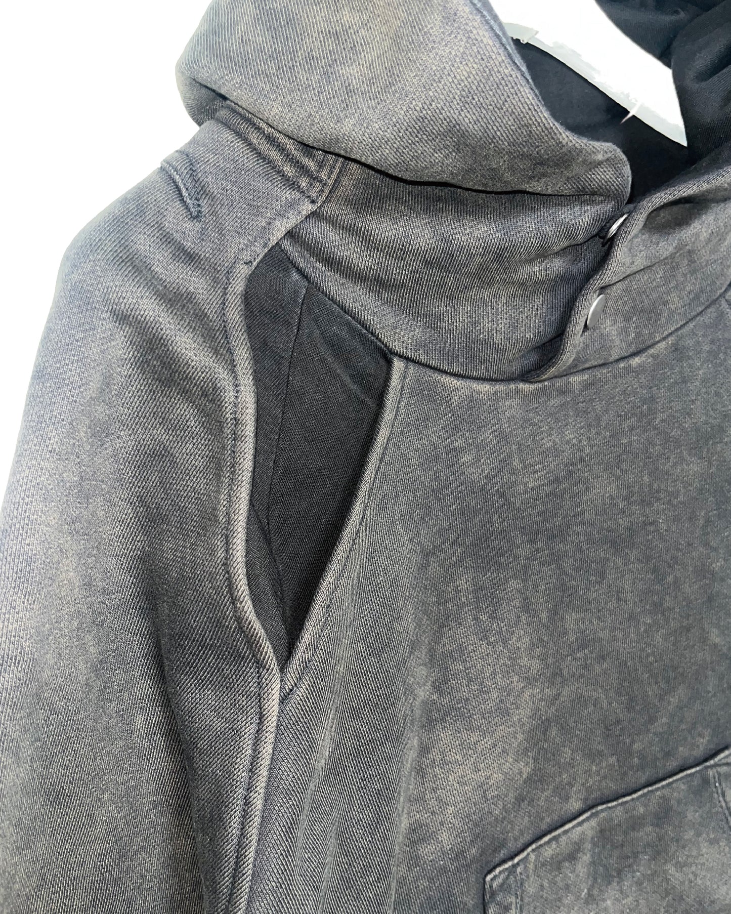 DISTURN   LAYER HOODED SWEAT
